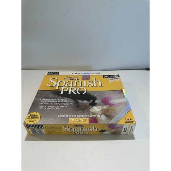 Euro Method Instant Immersion Spanish Language Course Deluxe Edition 7 CD Set - Picture 6 of 10